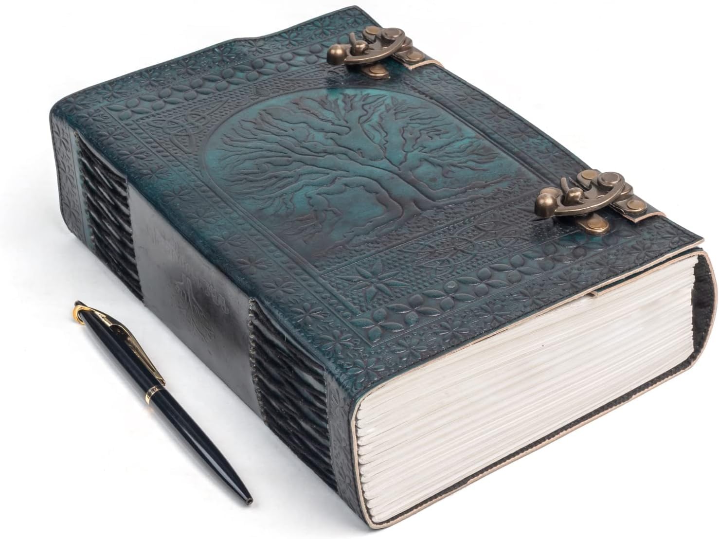 Tree of Life Leather Journal - Anchor Your Soul's Tides ✨ | Kalm Westy